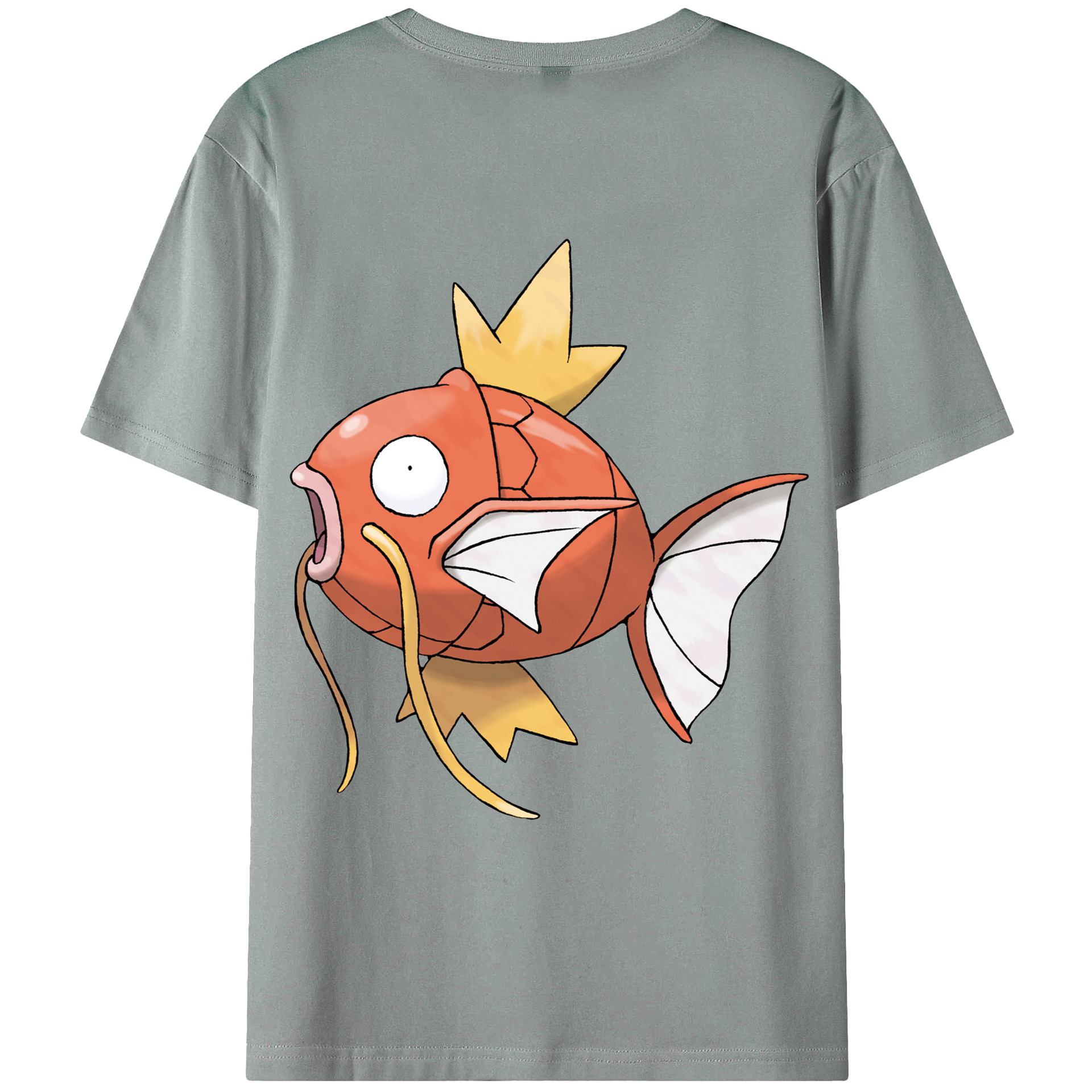 （画像用） ポケットモンスター Pokémon 綿100％ メンズ半袖Tシャツ（バックプリント） 通気性